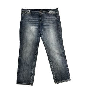 J.Jill Women's Straight Fit Slim Boyfriend Jeans Size 18 Petite